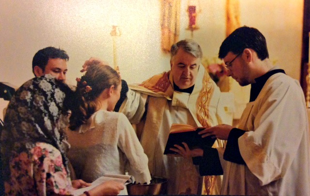 Anna Eastland's baptism