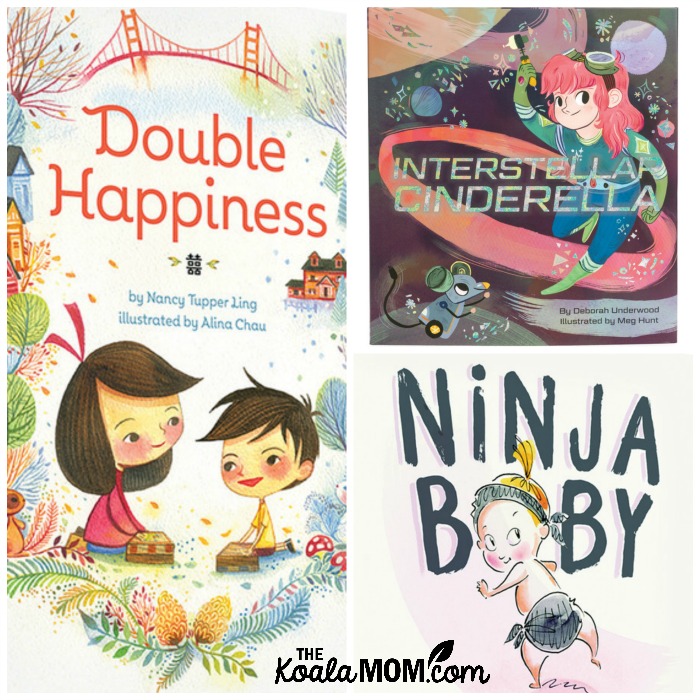 3 books to inspire your child's creativity (Double Happiness, Interstellar Cinderella and Ninja Baby)