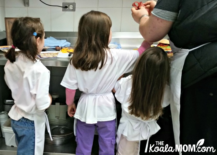 Four cooks in the kitchen 