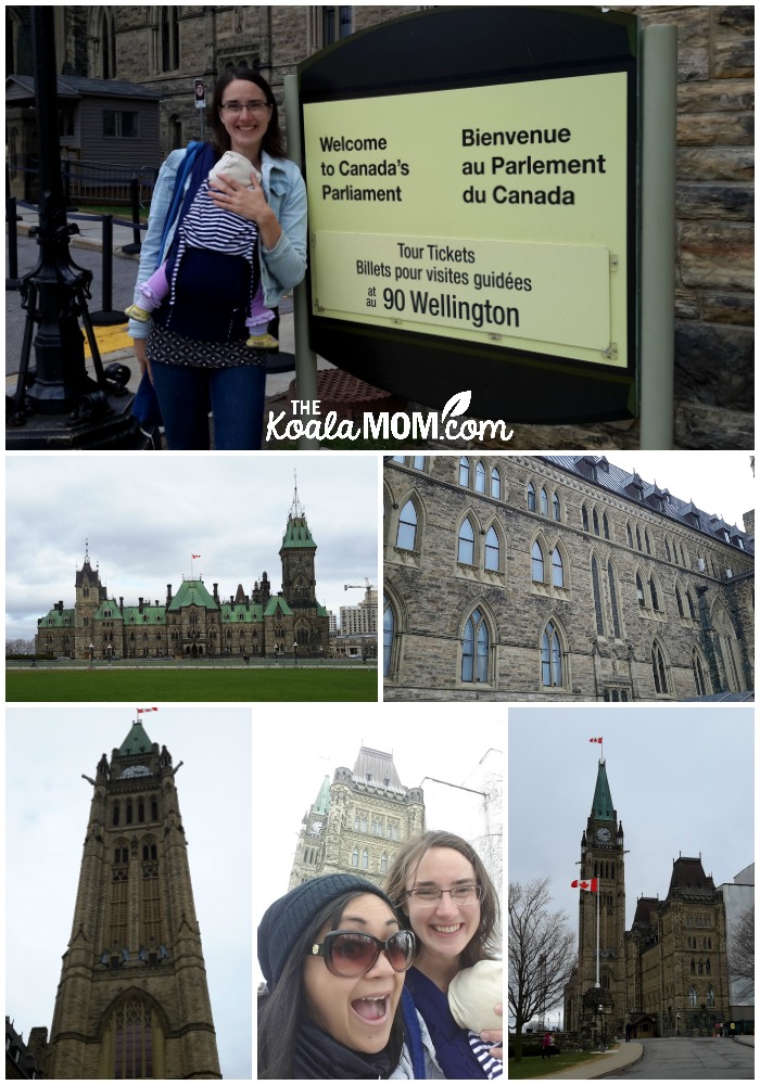 Exploring Parliament Hill in Ottawa with DeBalino