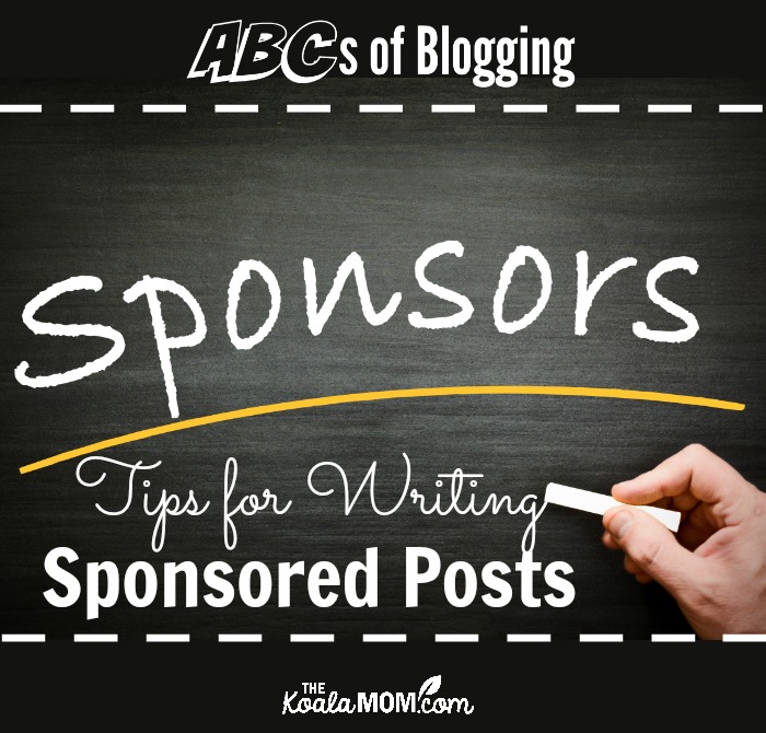 Tips for Writing Sponsored Posts