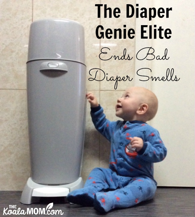 The Diaper Genie Elite ends bad diaper smells