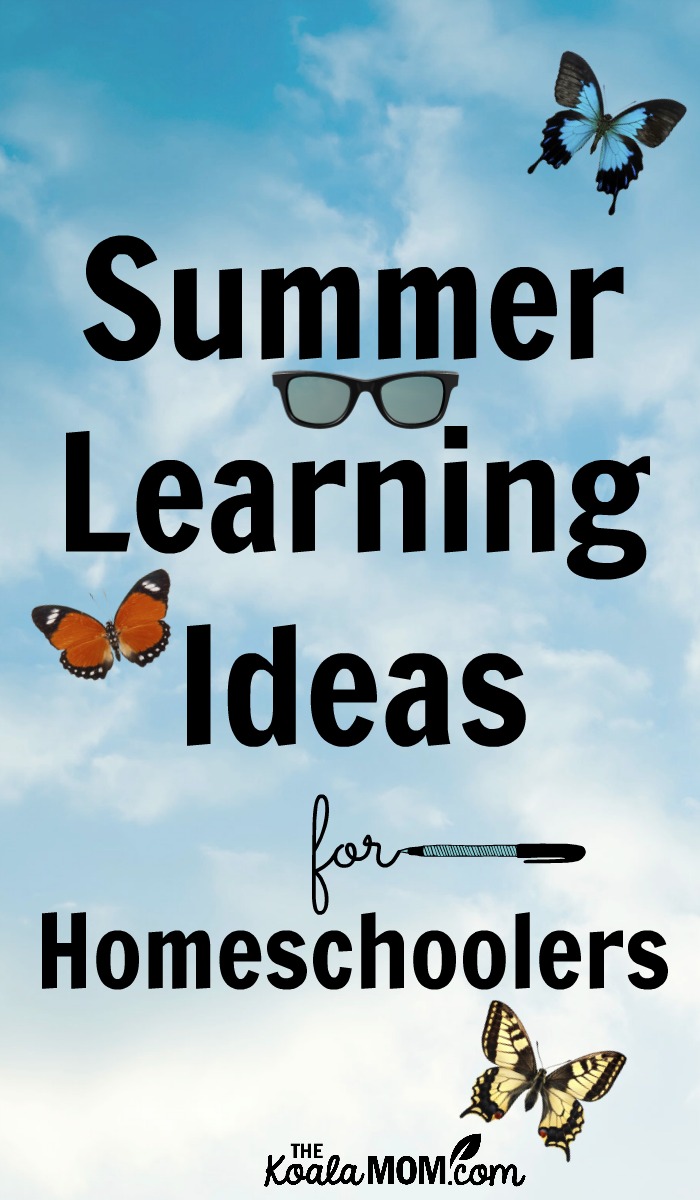 Summer Learning Ideas for Homeschoolers