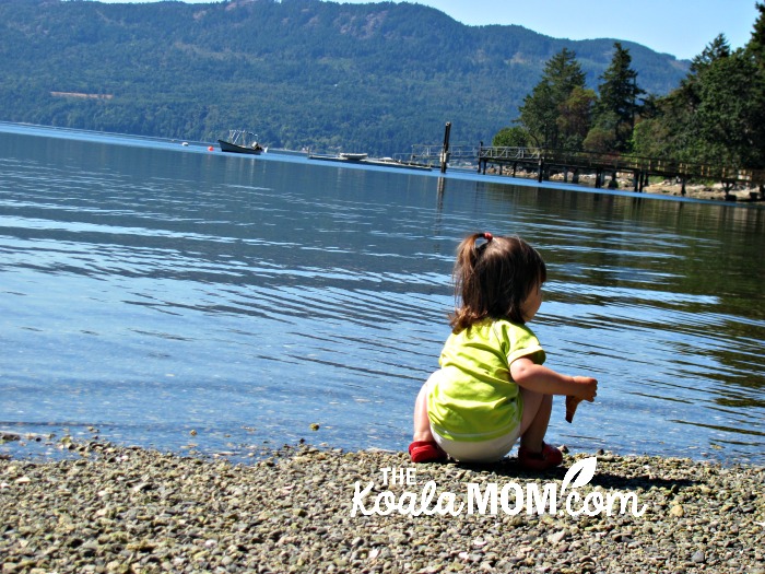 Coles Bay, one of our favourite rocky beaches near Victoria, BC