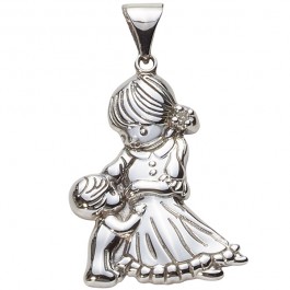 Precious Moments mother and child sterling silver pendant - a great idea for back-to-school gifts