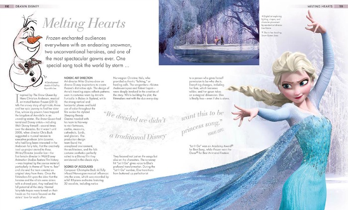 The Disney Book - the Frozen page