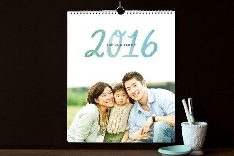 Personalized Minted photo calendar