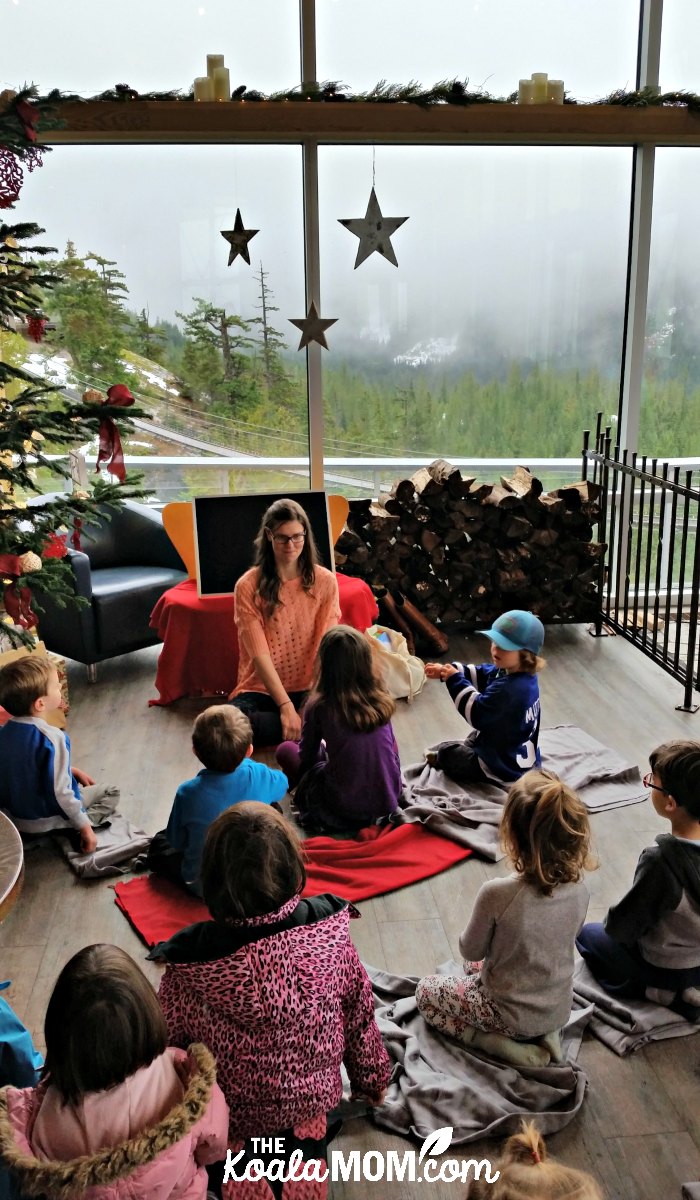 Winter storytime at the Sea to Sky Gondola