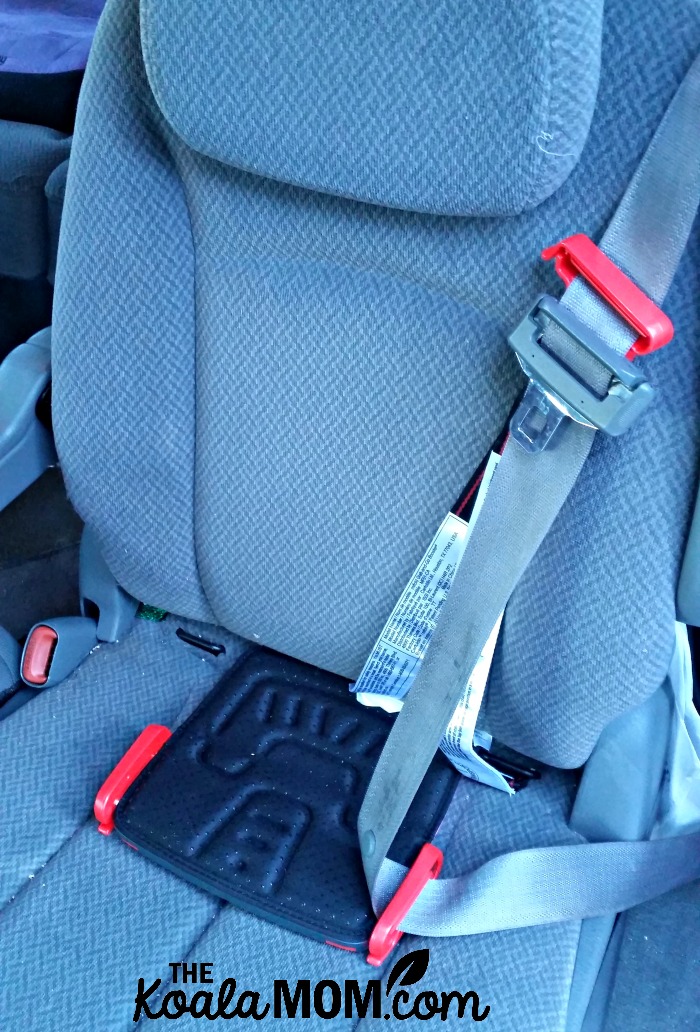 The Mifold Booster seat in a vehicle