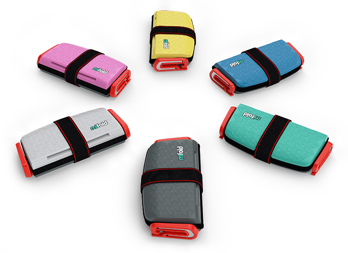 Mifold booster seats in six cool colours