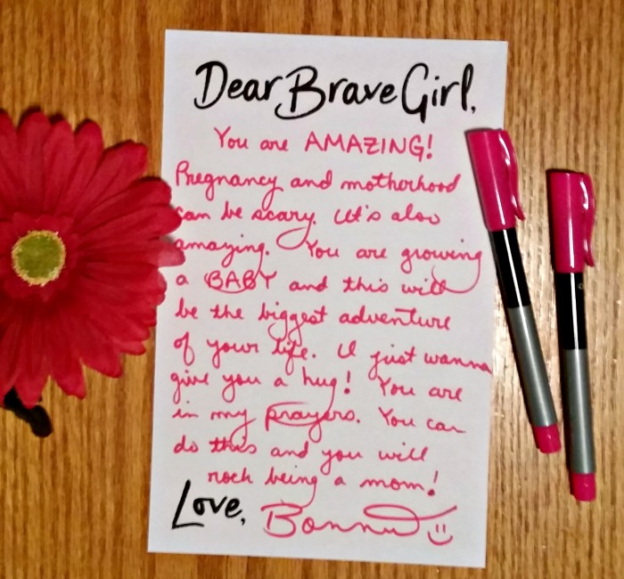 My brave girl letter for Embrace Grace