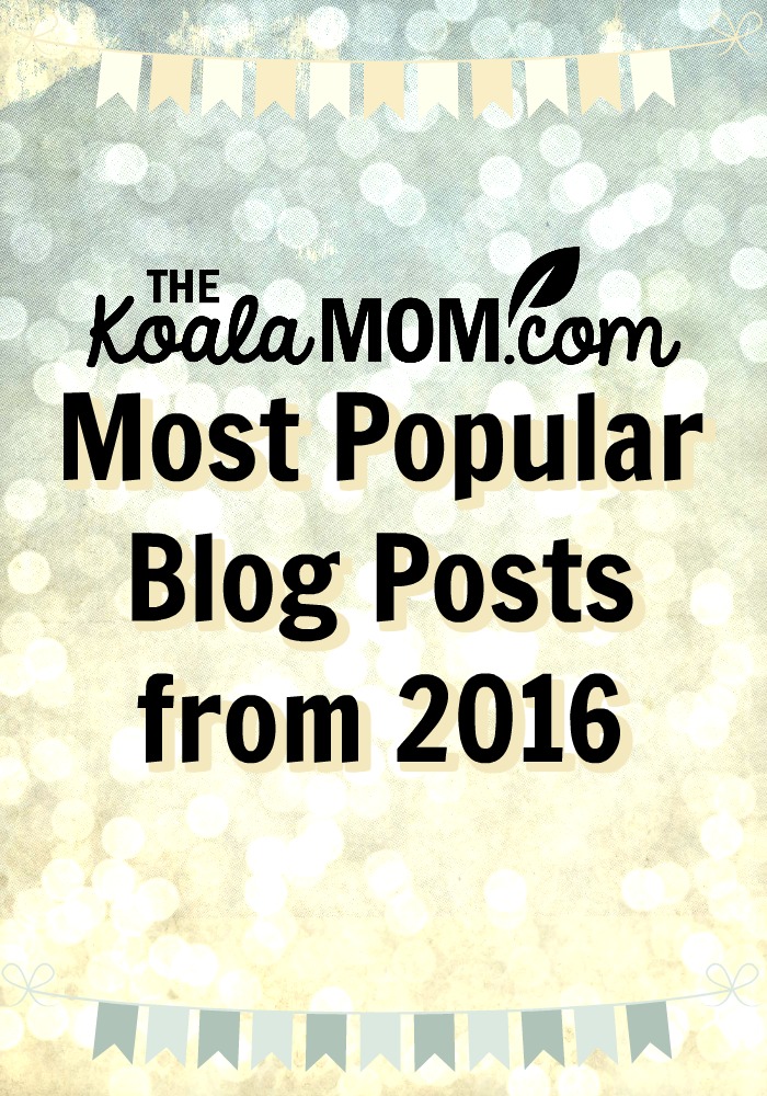 The Koala Mom's Most Popular Blog Posts from 2016