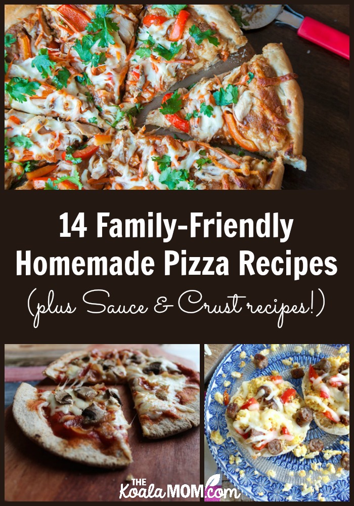 14 Family-Friendly Homemade Pizza Recipes (plus Sauce & Crust recipes!)