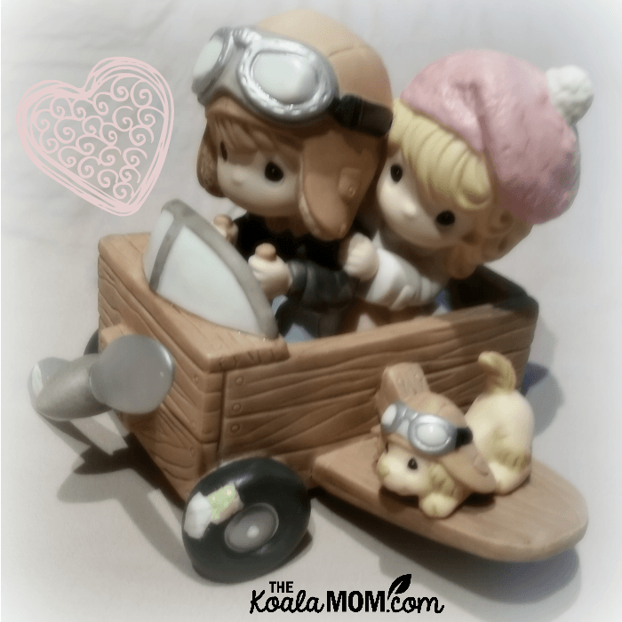 My Heart Soars When I'm With You Precious Moments figurine