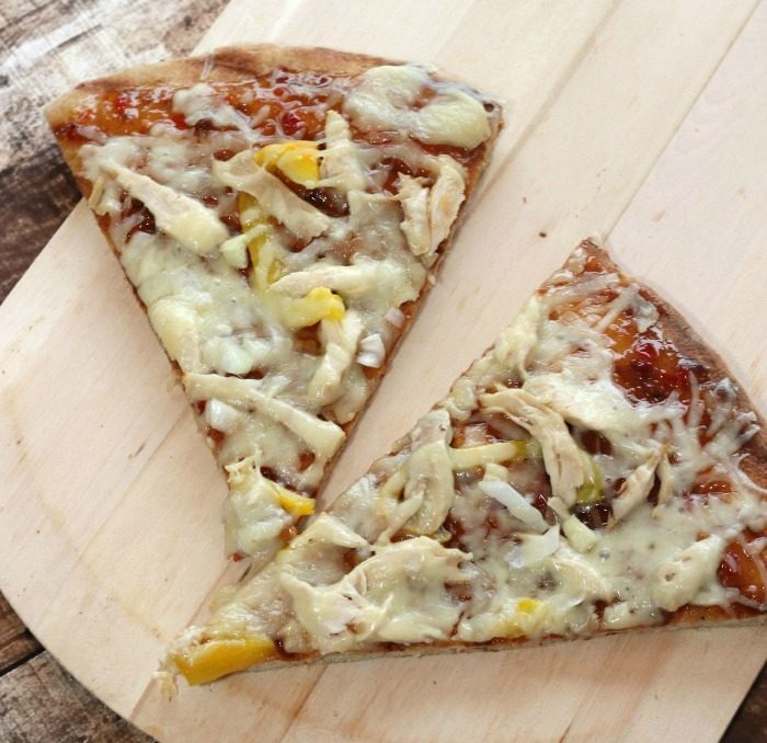 Sweet Chili Chicken Pizza on the Grill