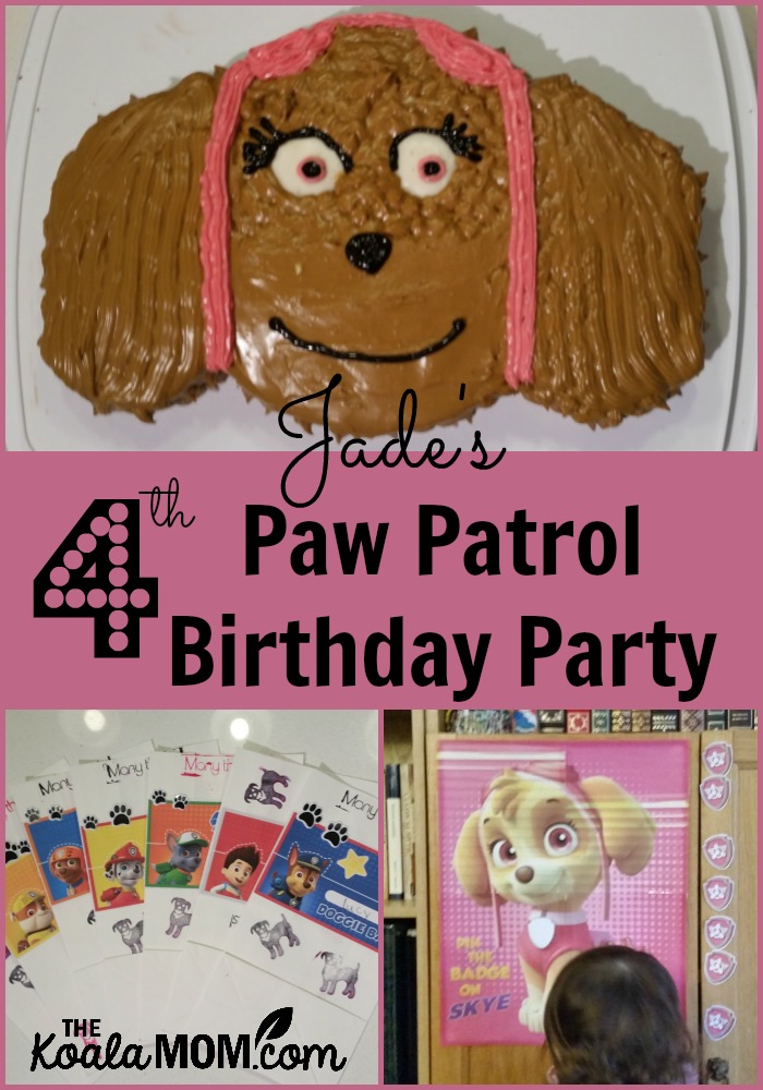 Jade's 4th Paw Patrol Birthday Party
