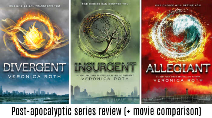Post-apocalyptic series review (+ movie comparison) - Divergent trilogy by Veronica Roth
