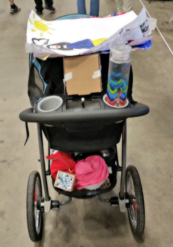 My Graco stroller at the Mini Maker Faire