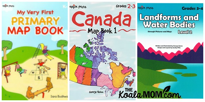 Apple Press map books for elementary grades