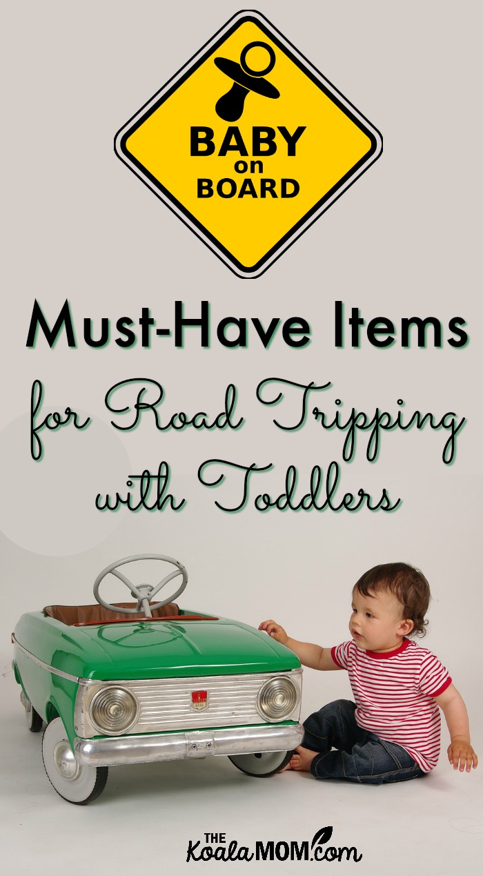 Must-have items for road trips with toddlers