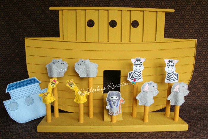 Noah's Ark felt puppet set