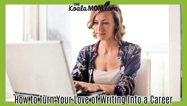 How to Turn Your Love of Writing Into a Career. Photo of woman smiling at a laptop by Andrea Piacquadio via Pexels.