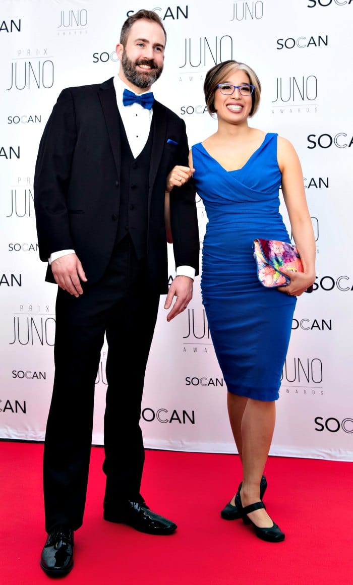 Will Stroet and Kim The at the 2017 Junos in Ottawa courtesy of Kim Ing Photography