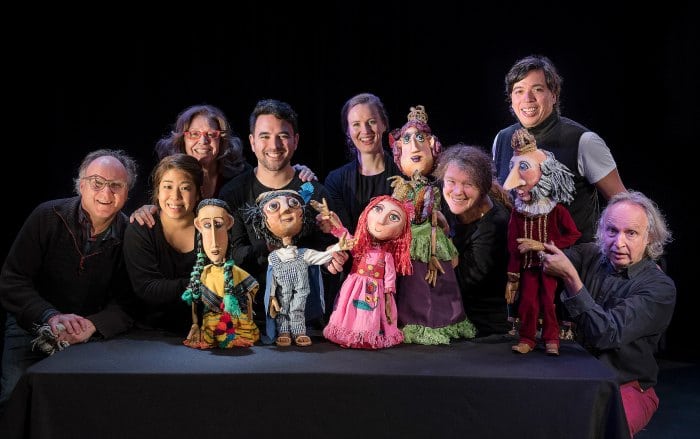 The cast and puppets of Sleeping Beauty Dreams