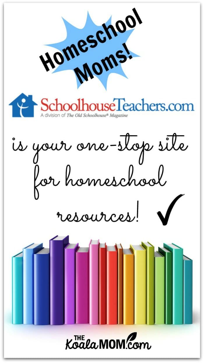 SchoolhouseTeachers.com is your one-stop site for homeschool resources!