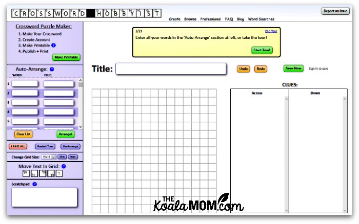 Word Puzzle Makers Add Fun To Your Homeschool