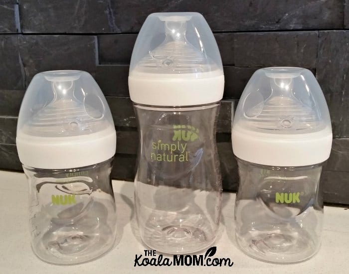 nuk simply natural baby bottles