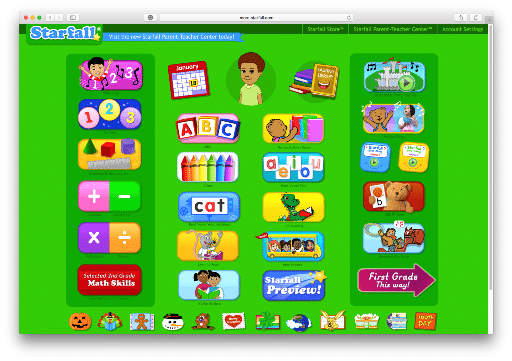 websites for kids Starfall