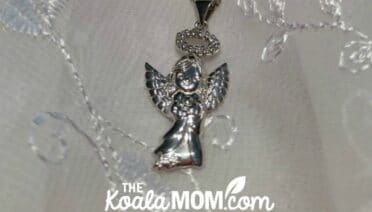 Precious Moments silver angel charm - a beautiful Mother's Day gift idea