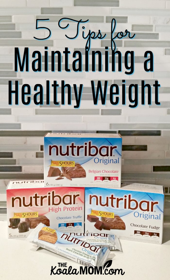 5 Tips for Maintaining a Healthy Weight with Nutribar