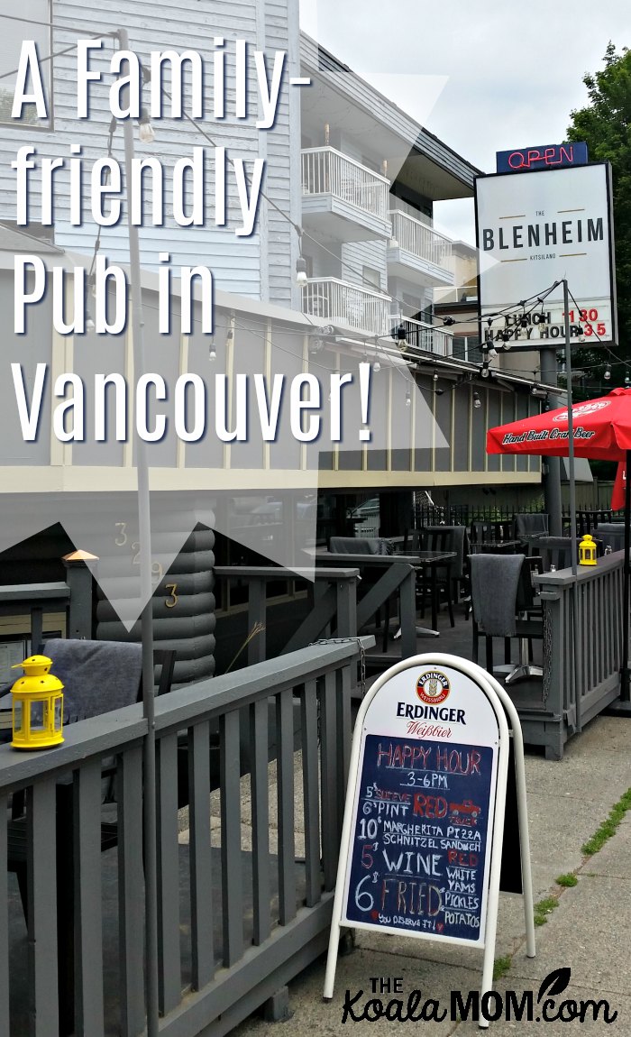 The Blenheim is a family-friendly pub in the Kitsilano neighbourhood in Vancouver, BC