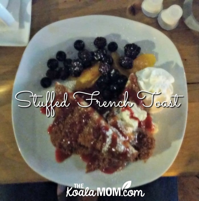 Stuffed French Toast at the Blenheim Pub