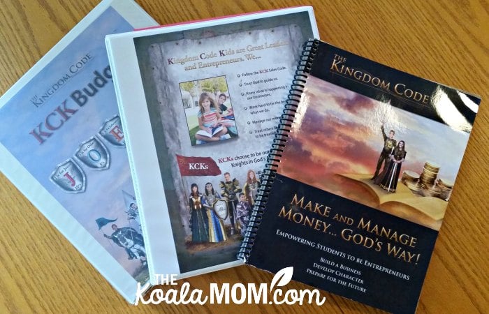 The Kingdom Code Complete Starter Kit includes a teacher guide, student packet, and textbook.