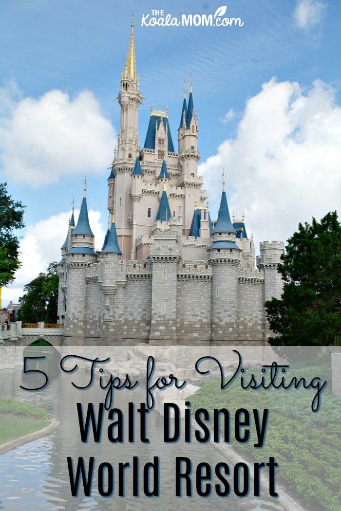 5 tips for visiting Walt Disney World Resort, from a mom who's been there done that with her family and shares her tips to help you plan your Disney vacation!