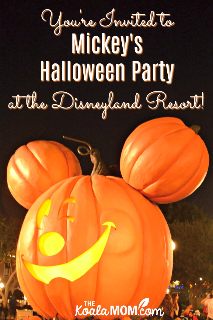 You're Invited to Mickey's Halloween Party at the Disneyland Resort!