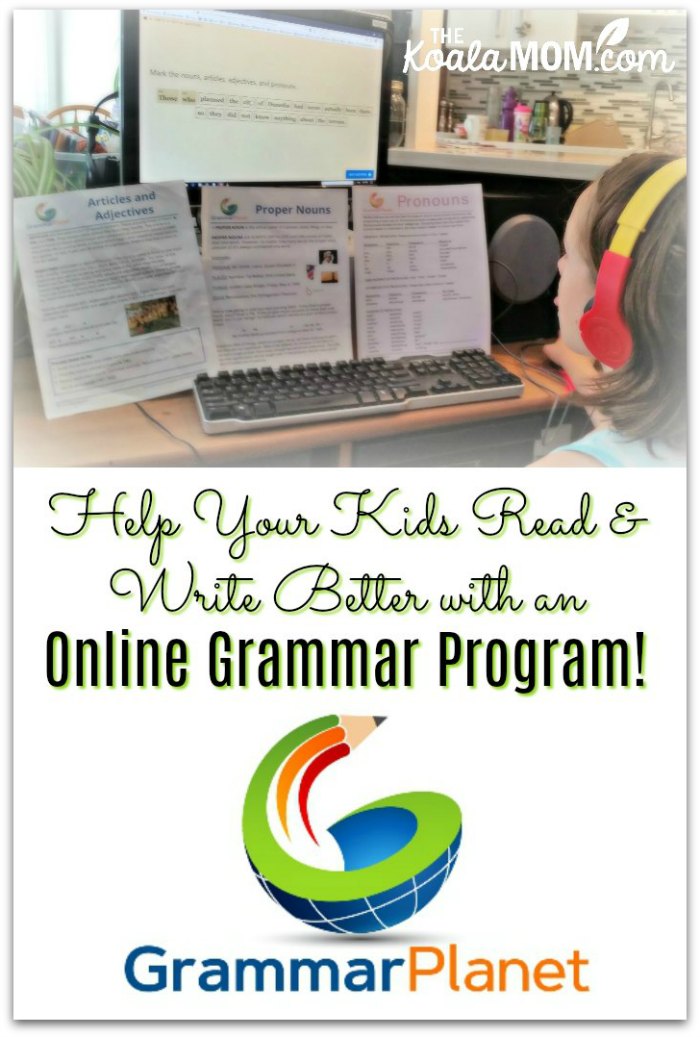 Help your kids read and write better with an online grammar program!