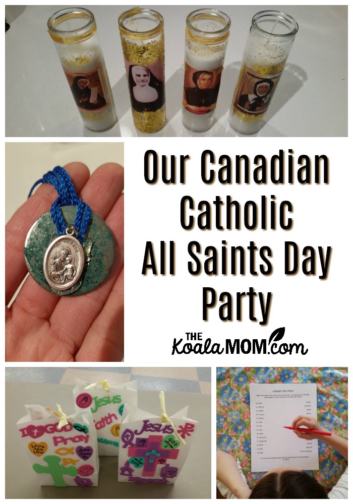 Our Canadian Catholic All Saints Day Party