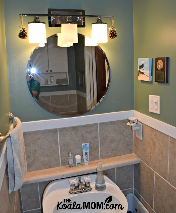 My ensuite bathroom makeover turned our small half-bath into my favourite room in our condo!