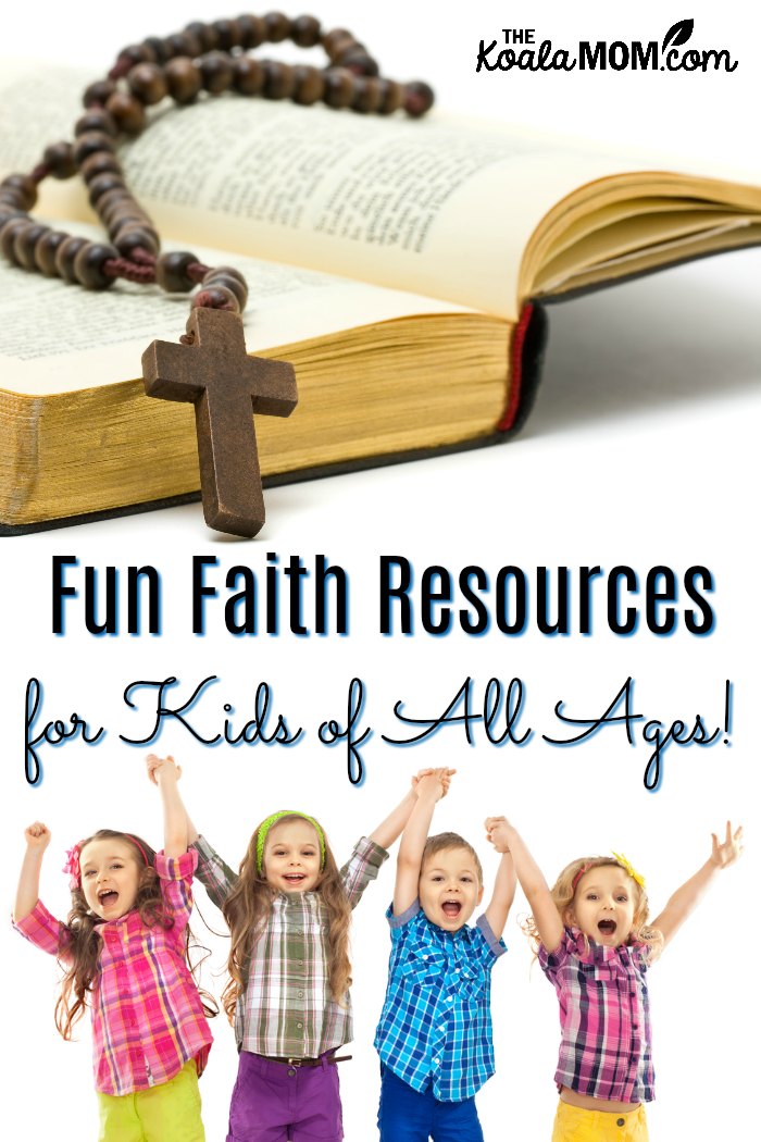 Fun Faith Resources for Kids of All Ages! This mega list includes books, websites and apps, hands-on resources and more to inspire your kids to grow in their faith.