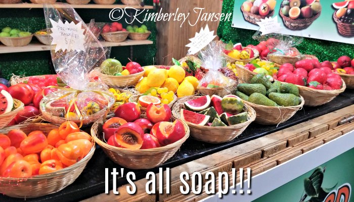 Soap at the Vancouver Christmas Market.