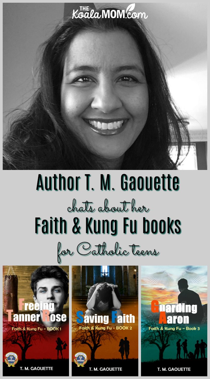 Author T. M. Gaouette chats with the Koala Mom about her Faith & Kung Fu books for Catholic teens.