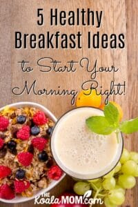 5 Healthy Breakfast Ideas to Start Your Morning Right! • The Koala Mom