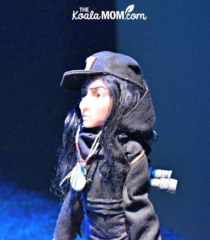 Amanda Strong's silicone puppet