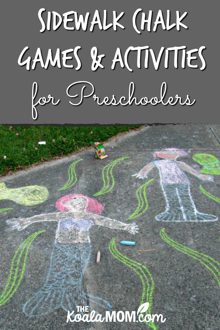 Sidewalk Chalk Games and Activities for Preschoolers