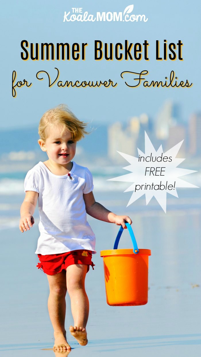 Summer Bucket List for Vancouver Families