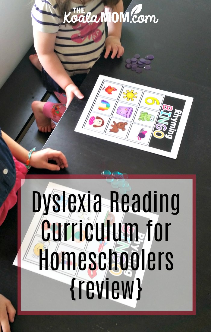 Dyslexia Reading Curriculum for Homeschoolers {review}